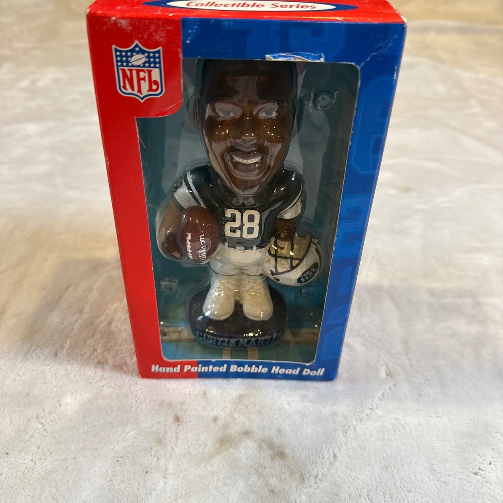 Curtis Martin NY Jets Bobble Dobbles Bobblehead Limited Edition 75/1000 NFL